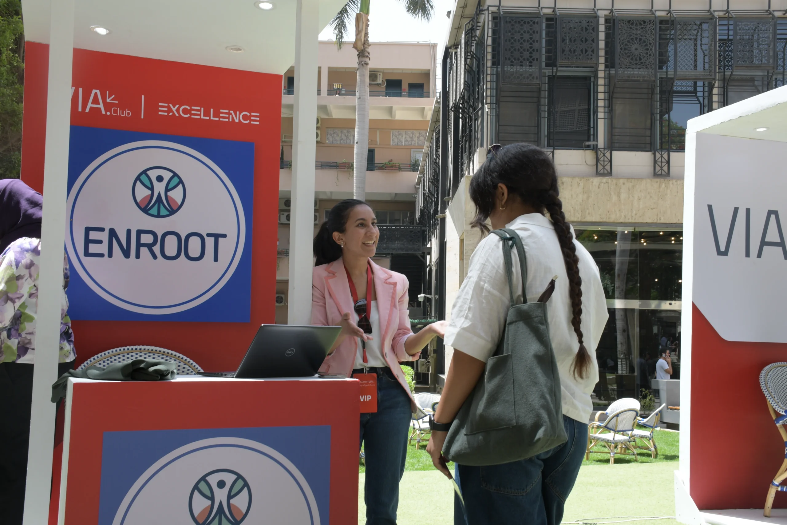 Enroot Development’s Team Showcases Internship Opportunities to University Students at VIA’s CLUB’s Excellence in the Greek Campus